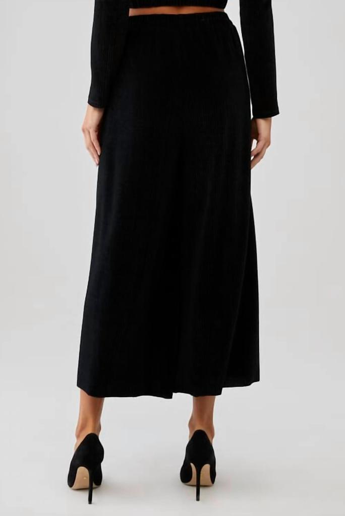 MINKPINK Chaima Elastic Trouser In Black