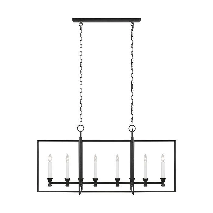 C&M by Chapman and Myers Chapman & Myers Keystone 6 Light Linear Lantern 1