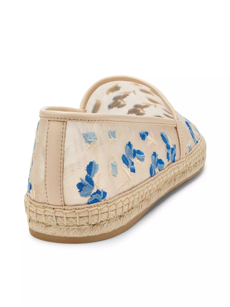Stuart Weitzman BareItAll Floral-Embroidered Mesh Espadrilles 3
