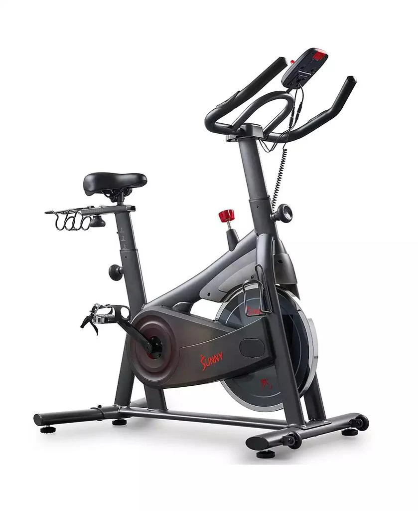 Sunny Health & Fitness ACTIVE 200 Smart Exercise Bike w/Pulse Sensor, Indoor Cardio Cycling Machine w/Adjustable Handlebar & Seat for Cardio Cycle Training, Free SunnyFit App Connection 4