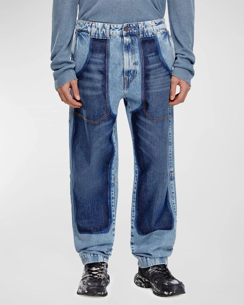 Diesel Men's D-P-5-D 0ghaw Tapered Jeans 2