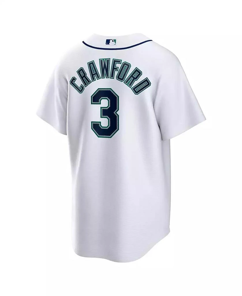 NIKE Men's JP Crawford White Seattle Mariners Home Replica Jersey 3