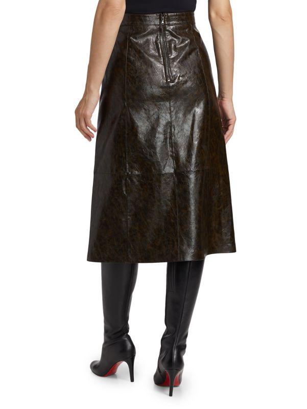Kobi Halperin Zadie Faux Leather Midi-Skirt