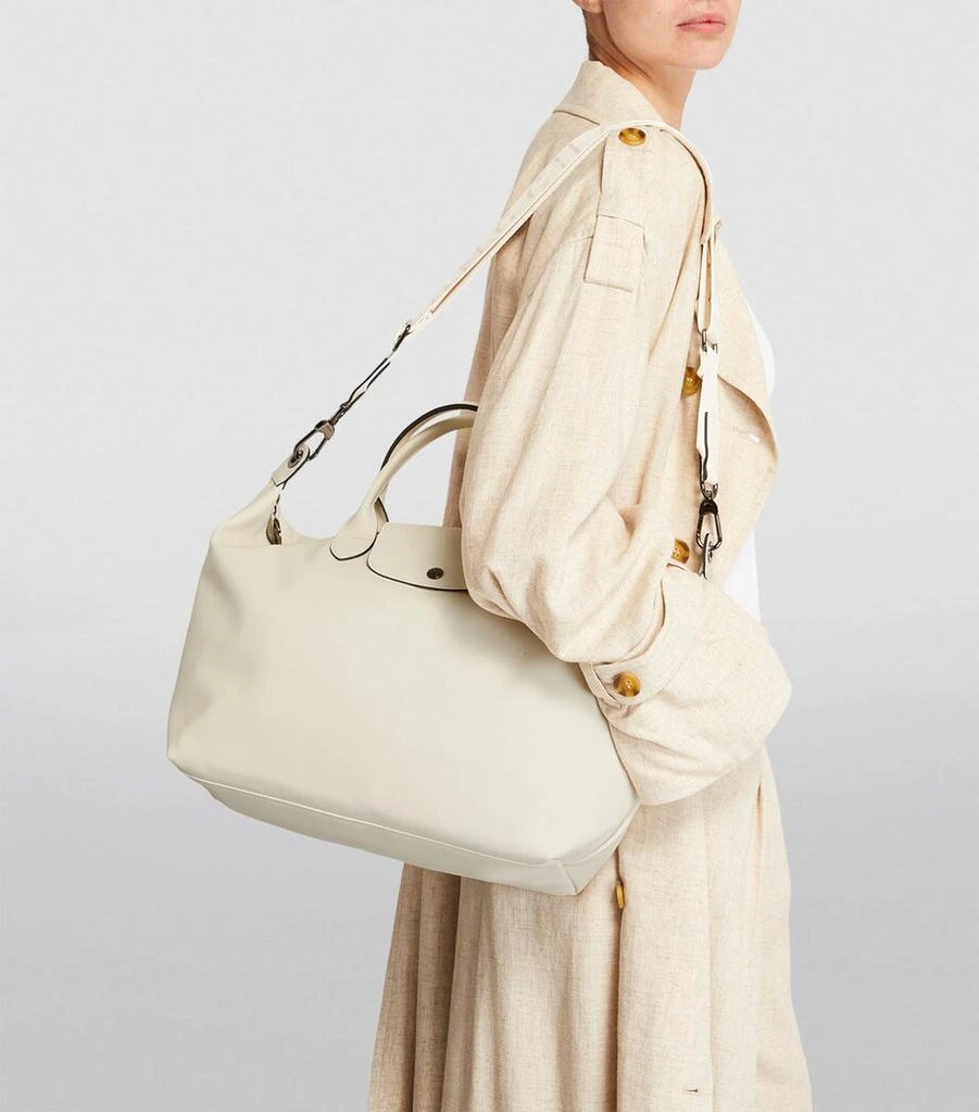 Longchamp Large Leather Le Pliage Xtra Tote Bag 4
