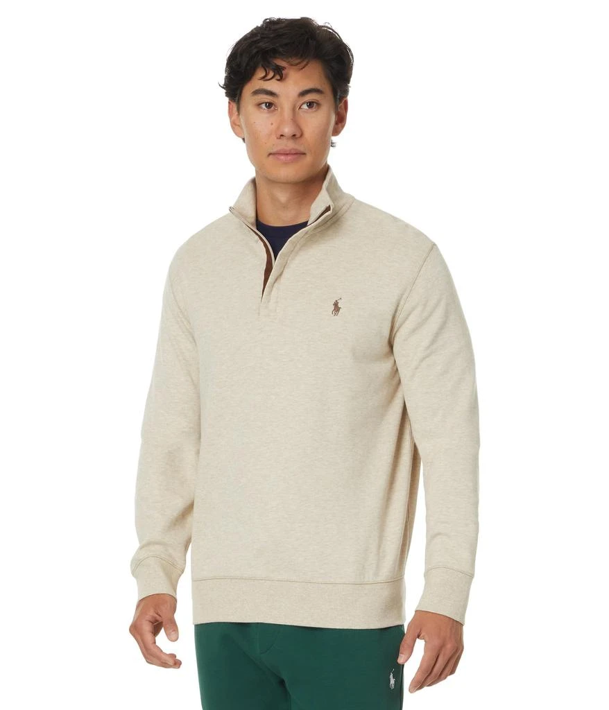 Ralph Lauren Luxury Jersey Quarter-Zip Pullover 1