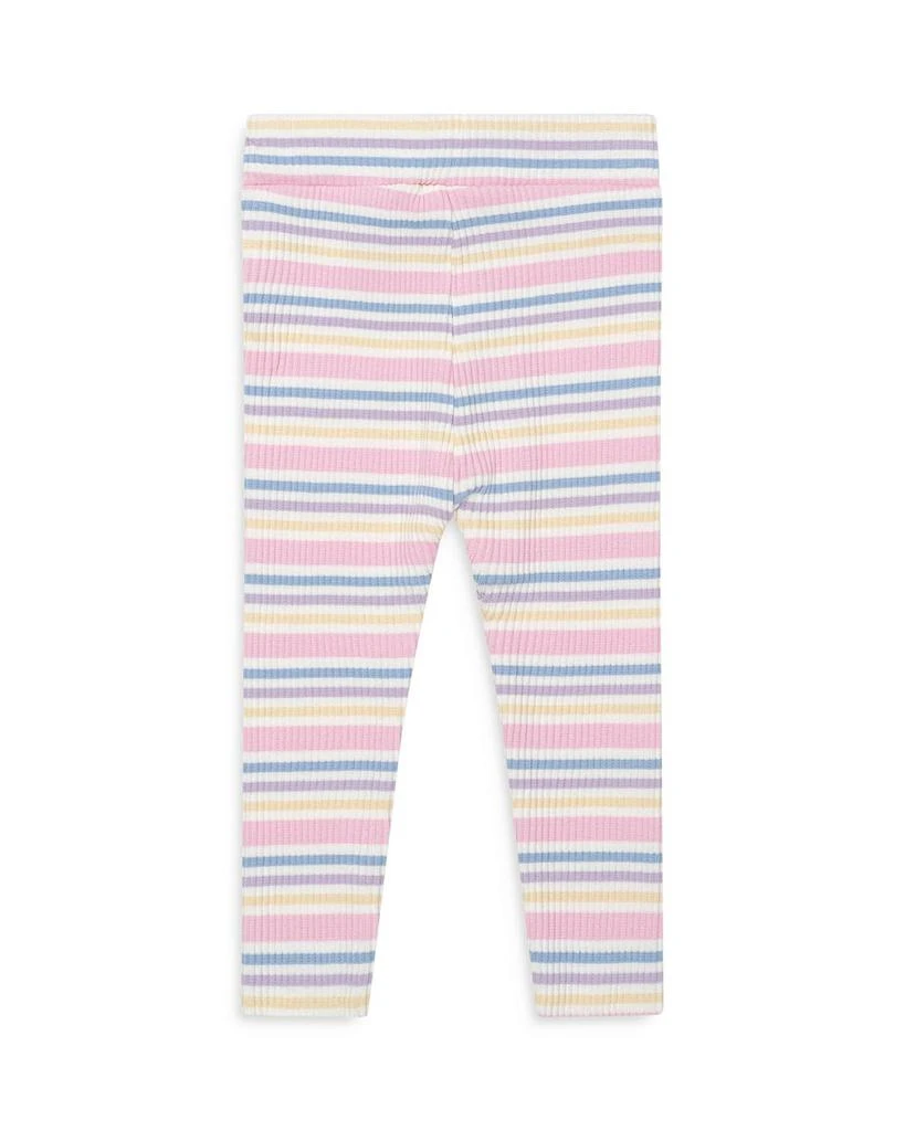 Huxbaby Girls' Rainbow Striped Rib Leggings - Baby 3