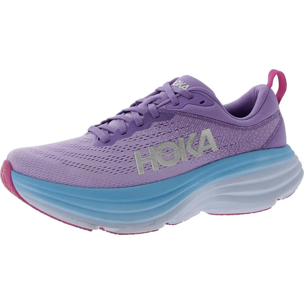 Hoka One One Bondi 8 Womens Mesh Running Athletic and Training Shoes 26