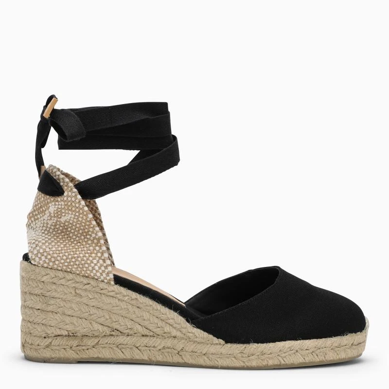 CASTAÑER Black Carina 6/001 espadrilles 1