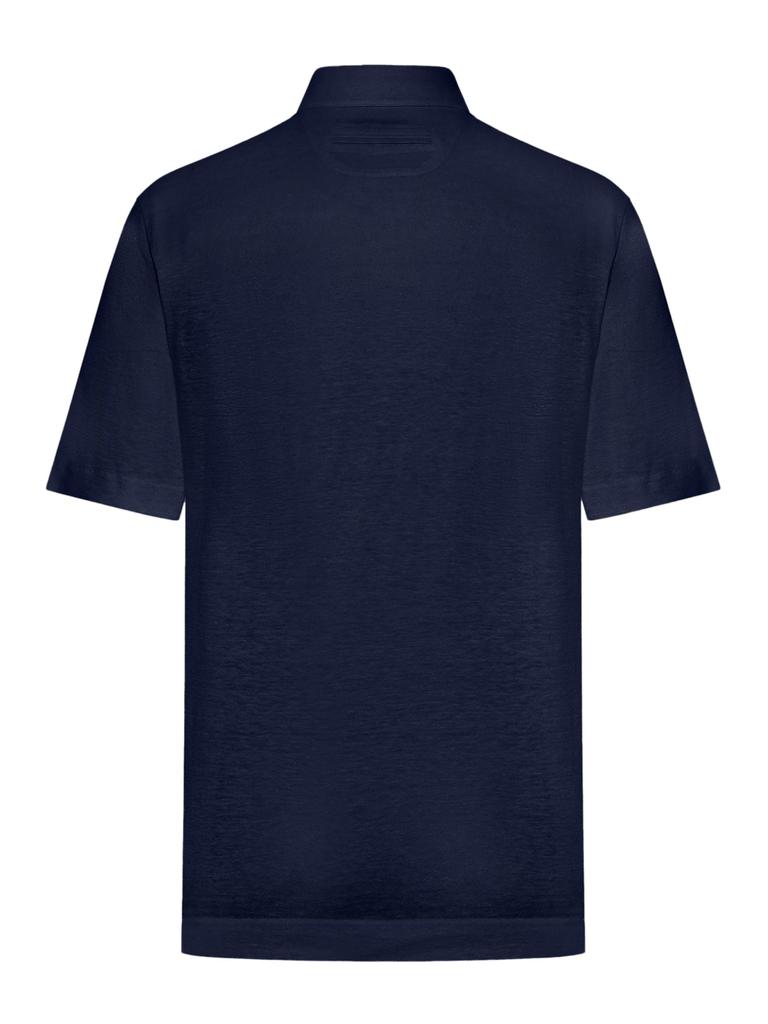 Zegna SHORT SLEEVE LINEN POLO