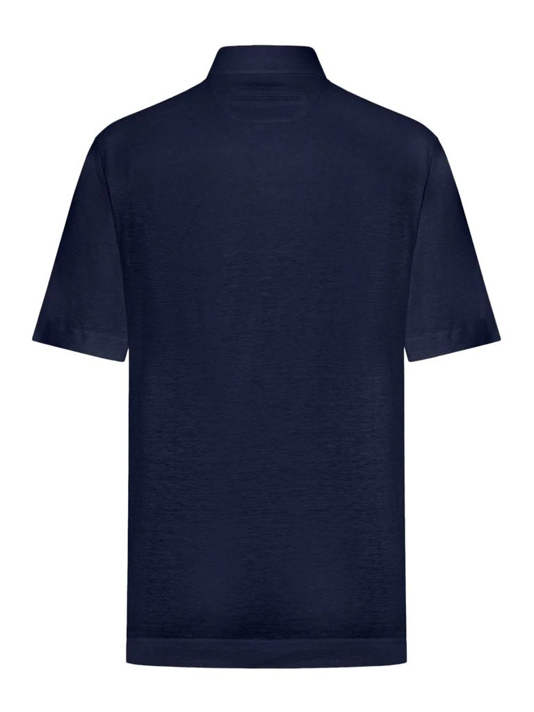 Zegna SHORT SLEEVE LINEN POLO 2