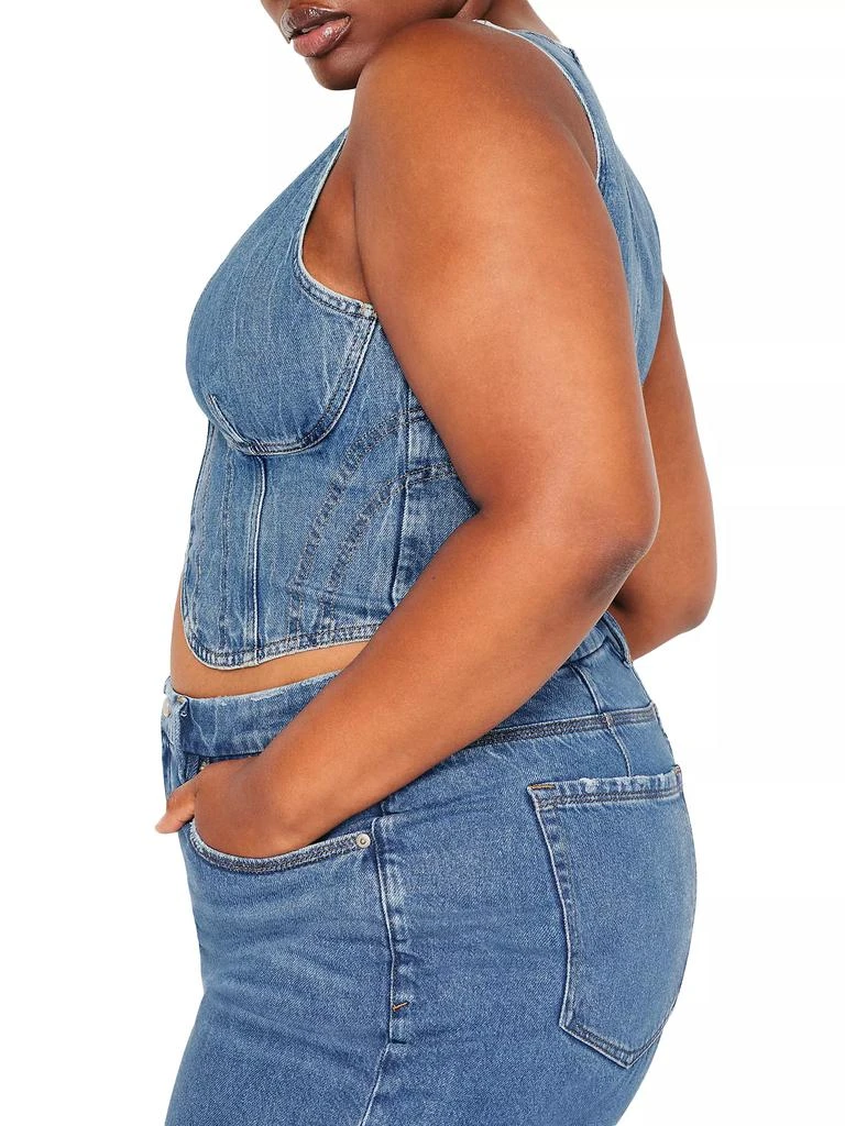 Good American Denim Cropped Vest Top 9