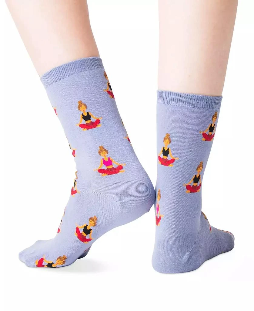 Hot Sox Women's Meditation Crew Socks 4