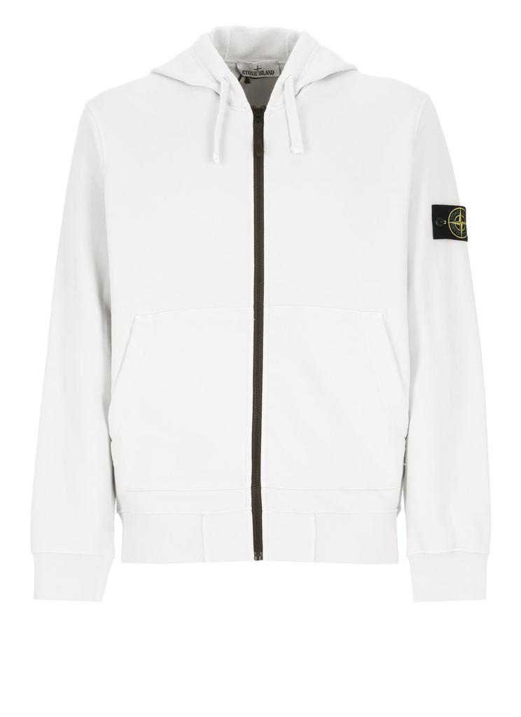 Stone Island Stone Island Compass Patch Zip-Up Hoodie