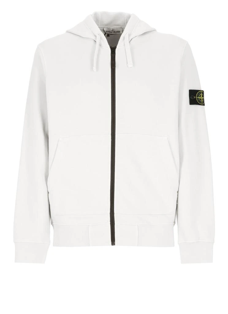 Stone Island Stone Island Compass Patch Zip-Up Hoodie 1