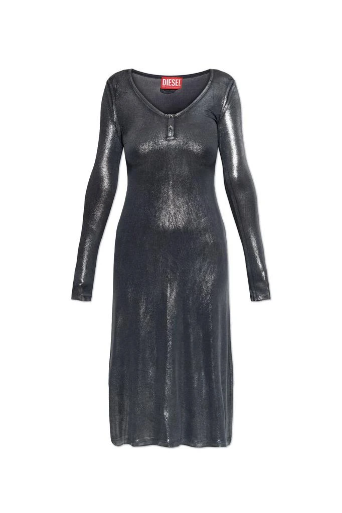 Diesel Dress D-AMA-LS, Women's, Silver