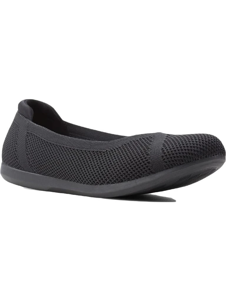 Clarks Carly Wish Womens Knit Slip On Ballet Flats 1
