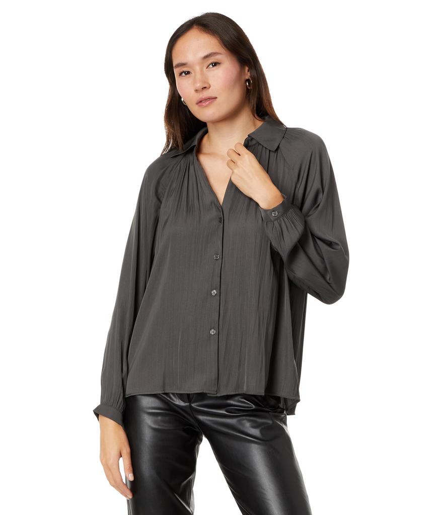 Sanctuary Casually Cute Sateen Blouse