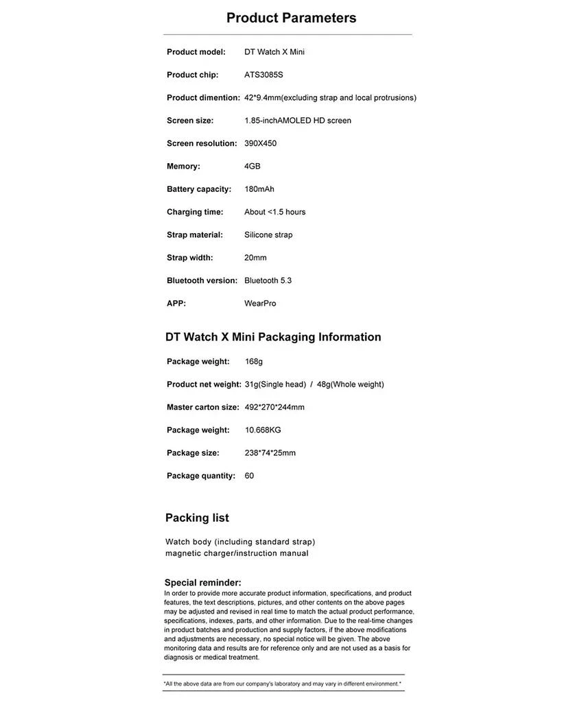 RUXING Smart 1.85" AMOLED Smart Watch With Bluetooth Calling, Health Monitoring,Sport Modes,4GB for Women Men 4