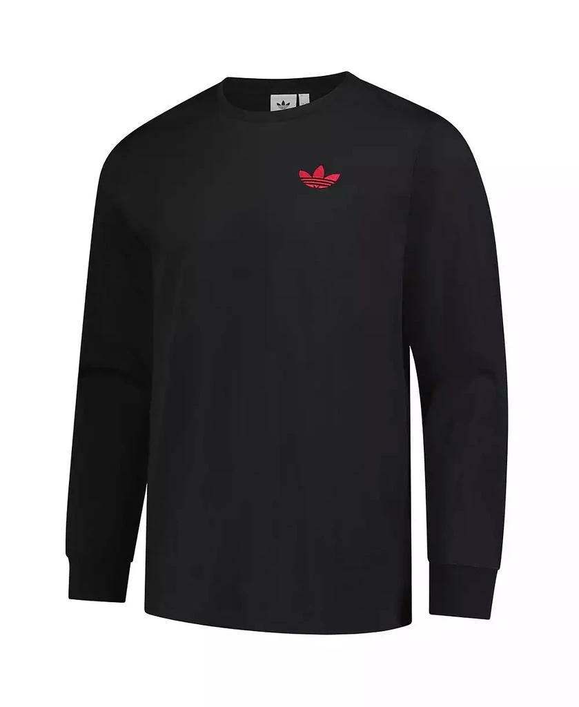 Adidas Men's Black Ajax Culturewear Graphic Long Sleeve T-Shirt 3