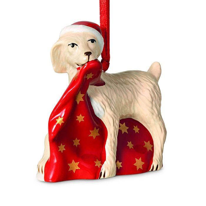 Villeroy & Boch Nostalgic Christmas Puppies Ornaments, Set of 3