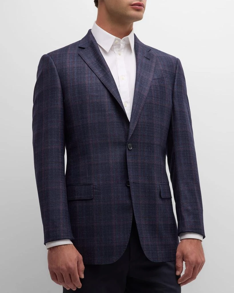 Emporio Armani Men's Plaid Sport Coat 4
