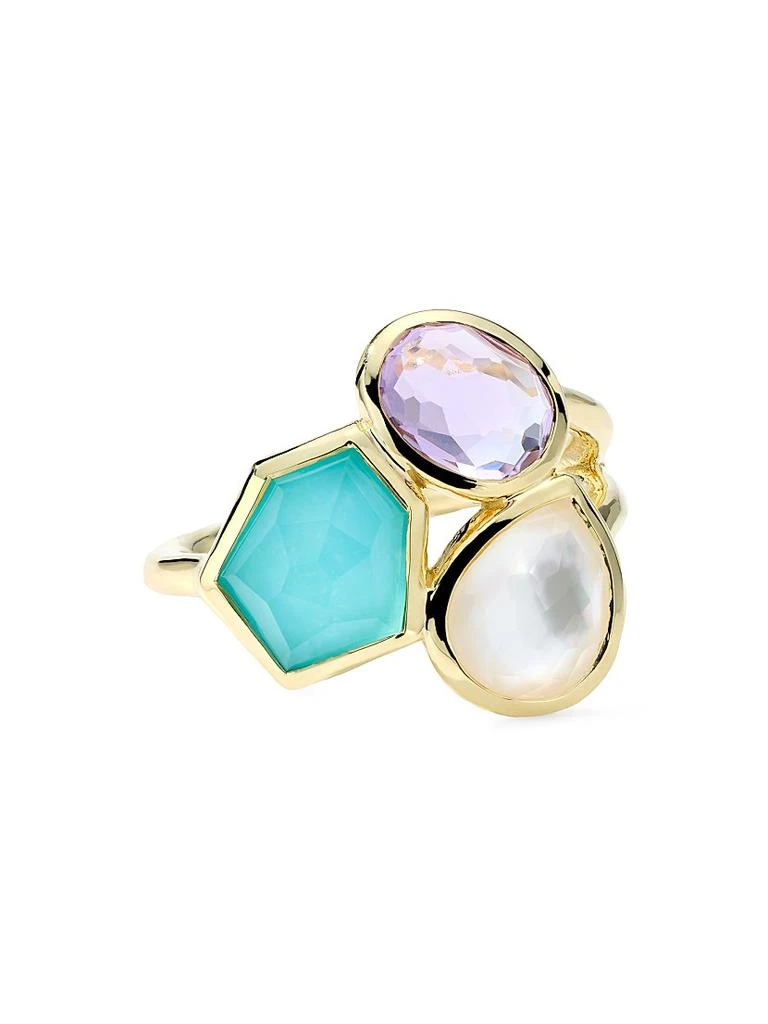 Ippolita Rock Candy® Small 18K Yellow Gold & Multi-Gemstone Cluster Ring 2
