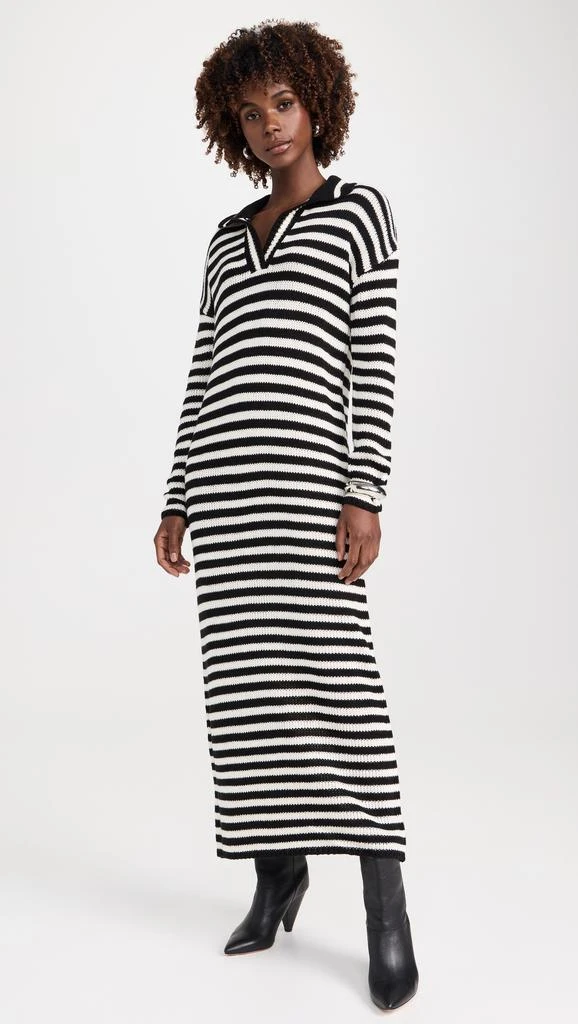 525 Raya Striped Polo Dress 1