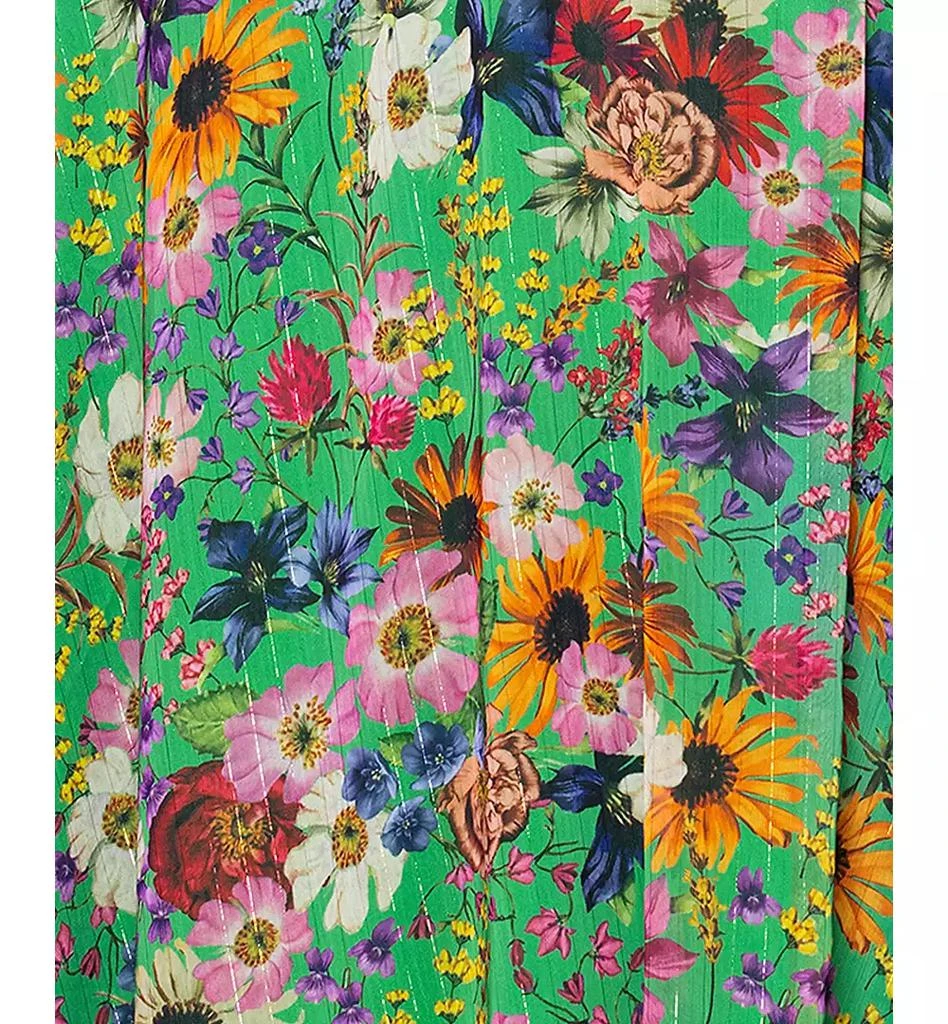 Betsy & Adam Plus Size Floral-Print Flutter-Sleeve A-Line Dress 5