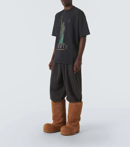Balenciaga Baggy cotton fleece sweatpants 2