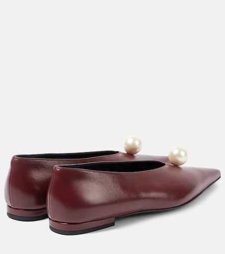 Magda Butrym Leather ballet flats 2
