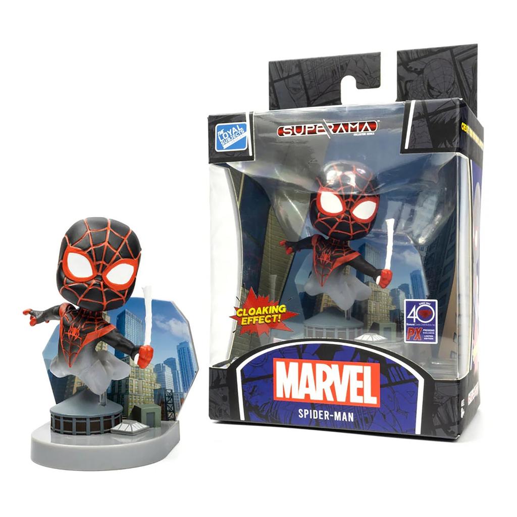 Loyal Subjects Loyal Subjects Marvel Spider-Man (Miles Morales) with Cloaking Effect Superama Figure (10cm)