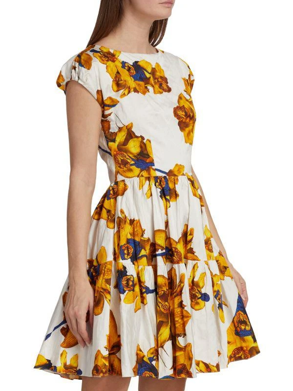 Jason Wu Floral Cap-Sleeve Minidress 3