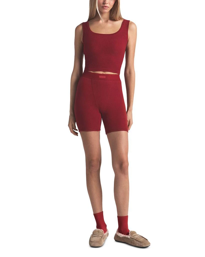 SKIMS Cotton Rib Boxer Shorts 4