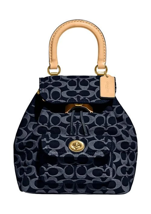 COACH Riya Backpack 21 In Signature Denim 1