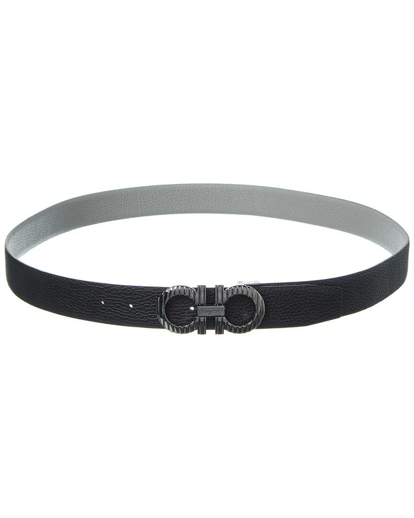 Salvatore Ferragamo Ferragamo Gancini Reversible & Adjustable Leather Belt 3