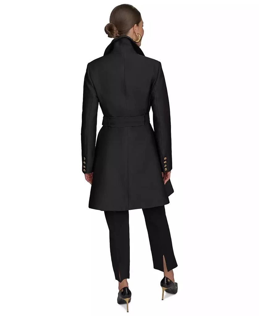 Donna Karan Women's Double-Breasted Skirted Trench Coat 2
