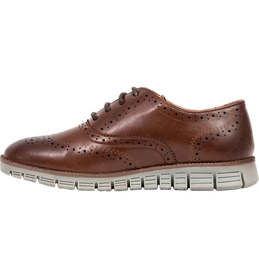 Deer Stags Benton Jr. Classic Lace-Up Wingtip Hybrid Sneaker Dress Comfort Oxford 8