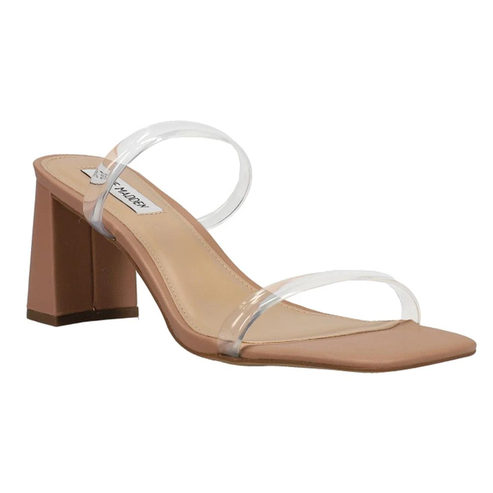 Steve Madden Lilah Clear Block Heel Sandals 2