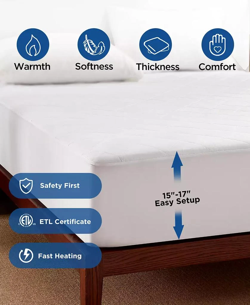 Sealy Heated Cotton Mattress Pad 3
