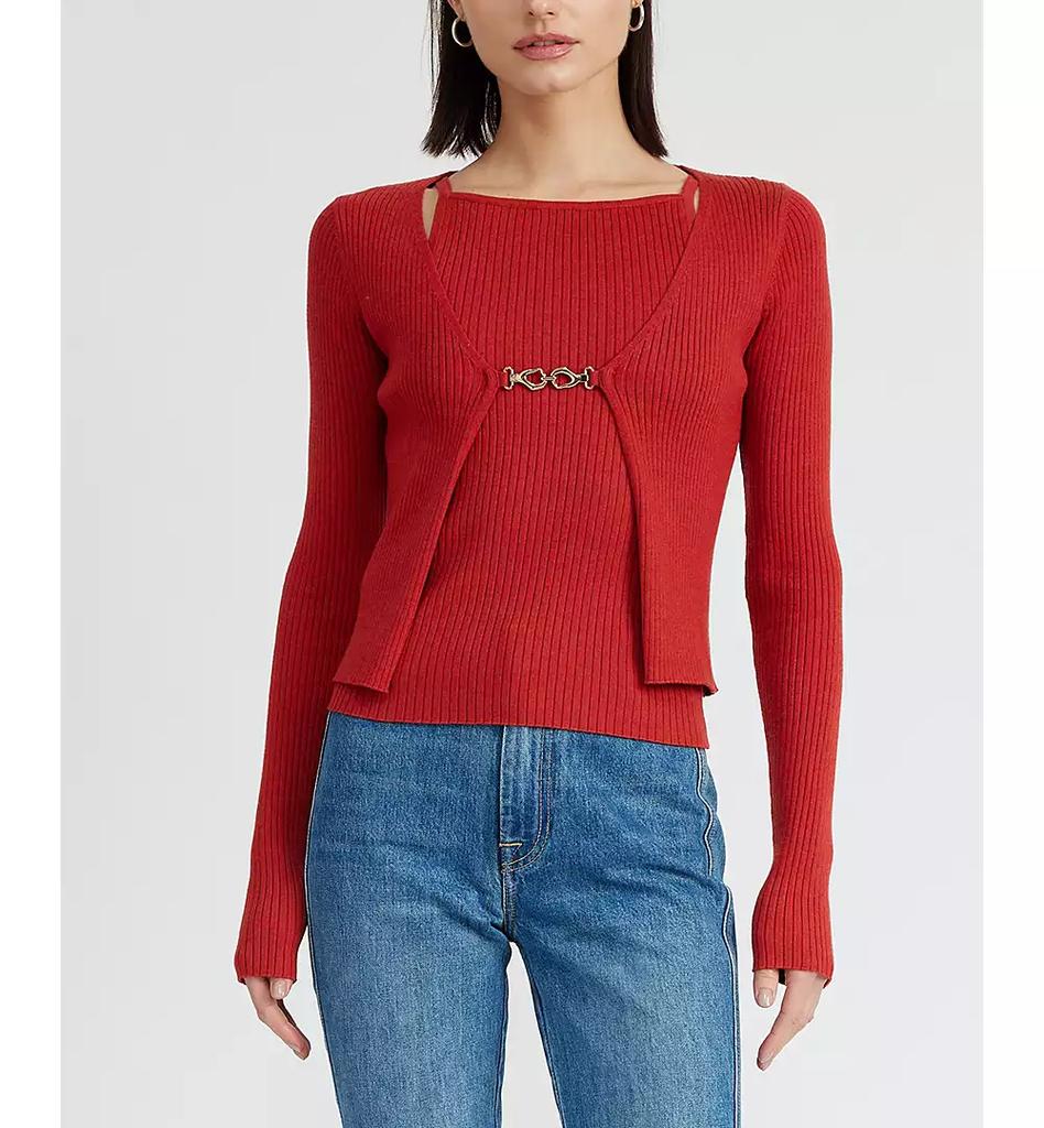 En Saison Women's Colby Tank Top & Cardigan Set