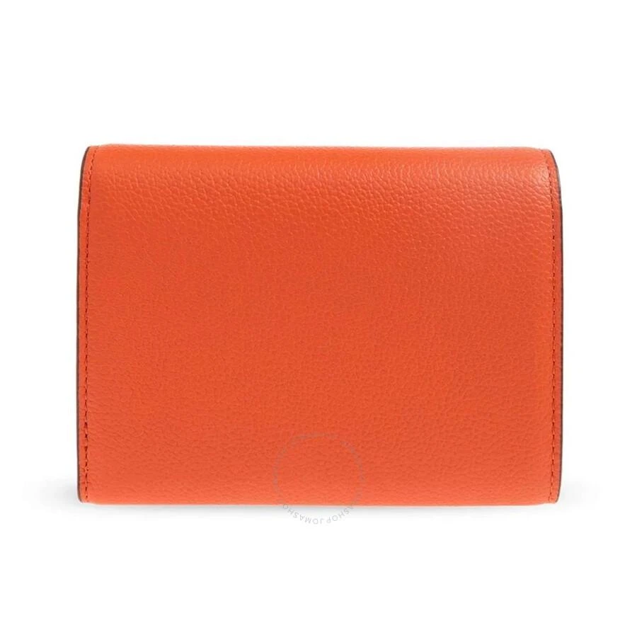 MCM Embossed Logo Small Himmel Trifold Wallet 2