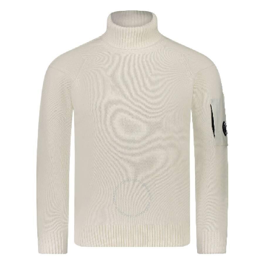 CP Company GRS Woolblend Lens-Detail Turtleneck Sweater