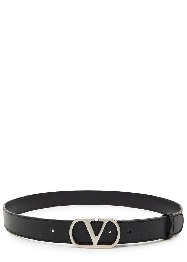 Valentino VLogo leather belt