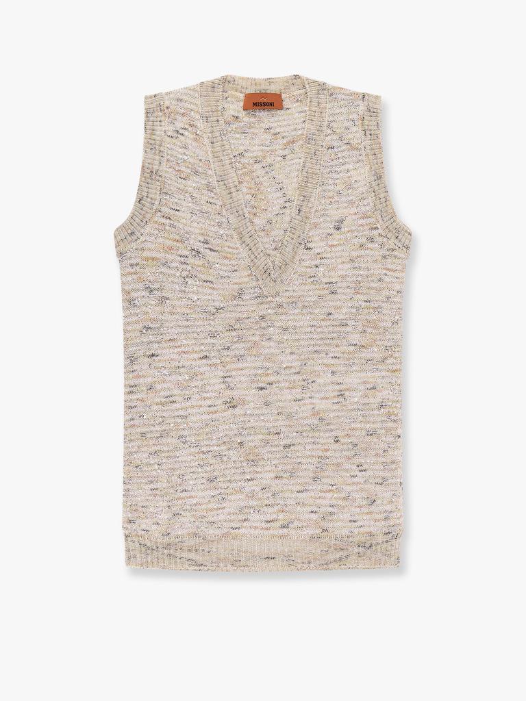Missoni Multicolor viscose blend top with sequins