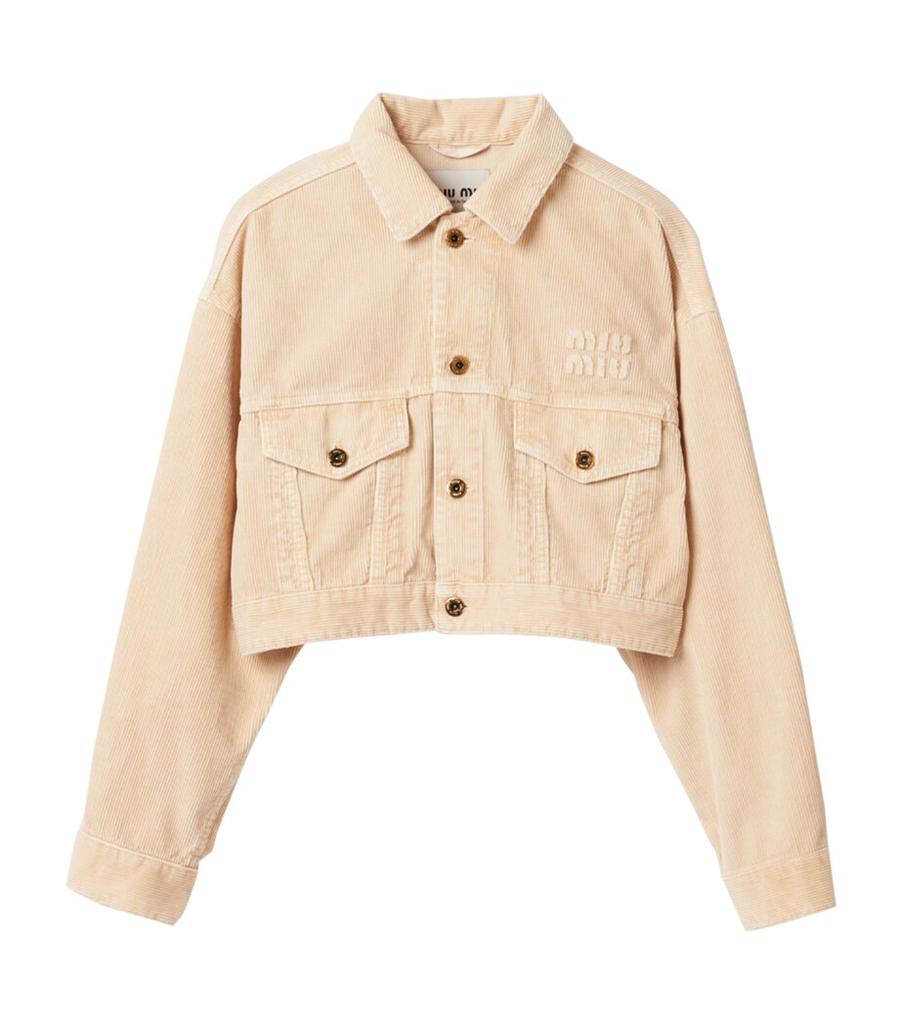 Miu Miu Corduroy Cropped Jacket