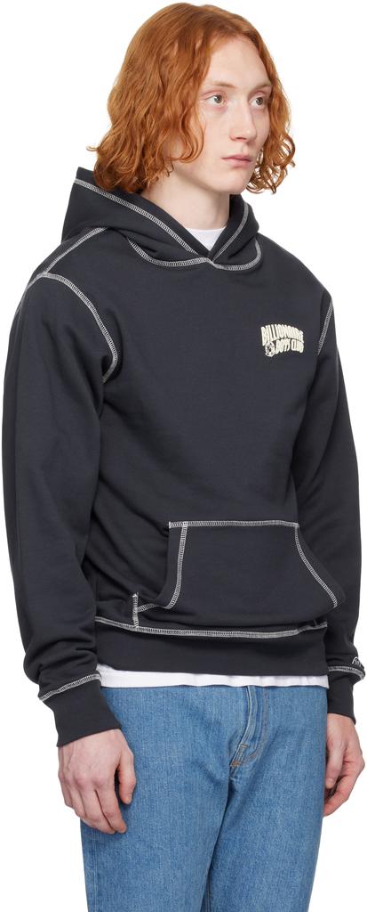 Billionaire Boys Club Navy Puff Small Arch Logo Constrast Stitch Hoodie