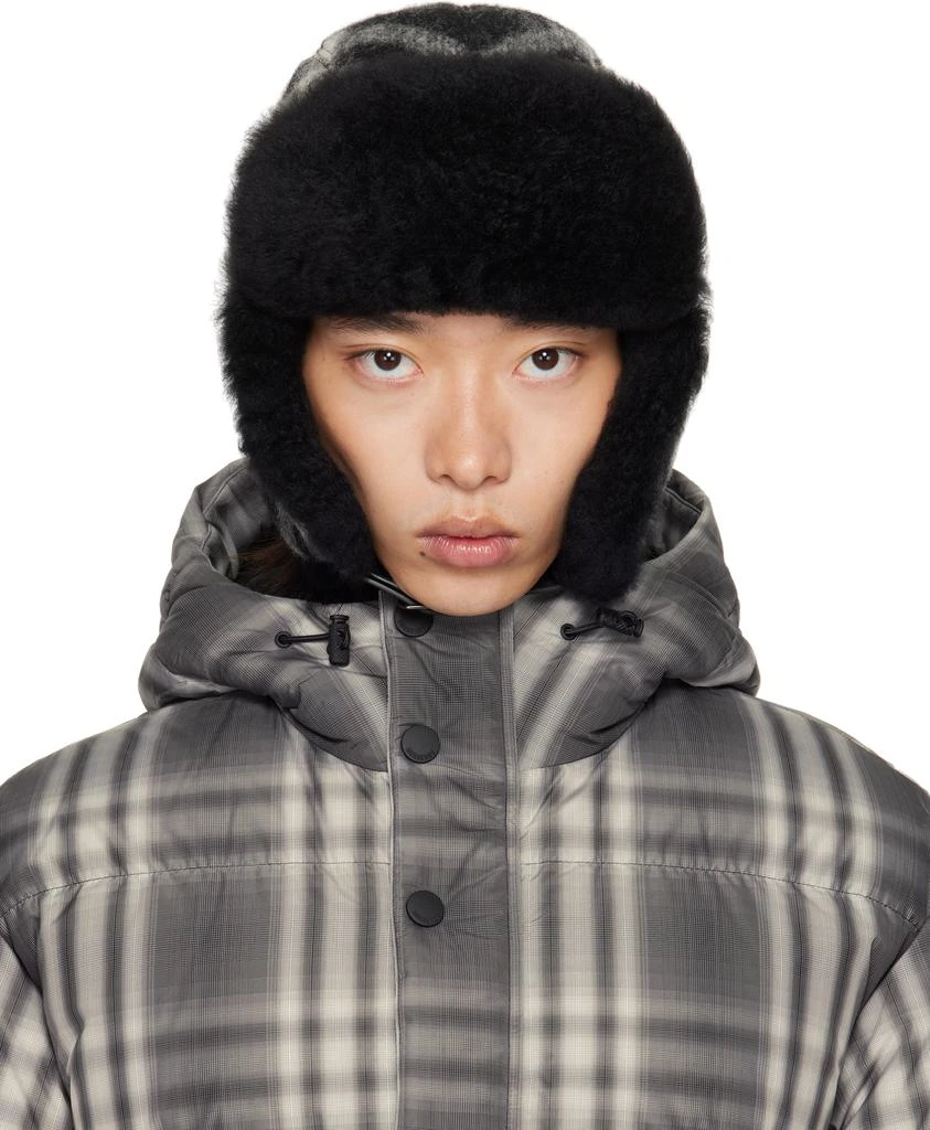 Burberry Black Corduroy Baseball Cap - Hats - BeyondStyle display picture 1
