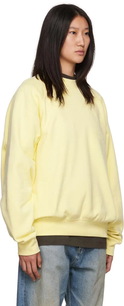 Fear of God ESSENTIALS Yellow Crewneck Sweatshirt 2