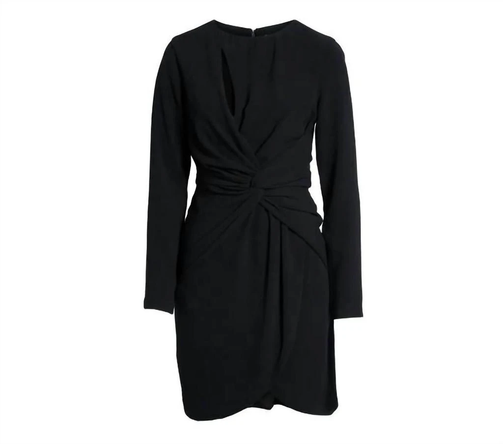Dress The Population Dress The Population - Coby Crepe Twist-Front Short Dress 4