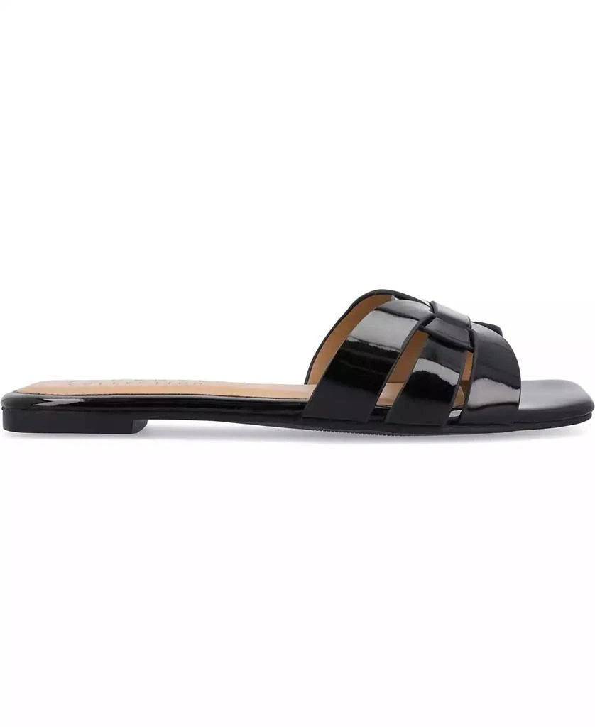 Journee Collection Women's Arrina Slip On Flat Sandals 2